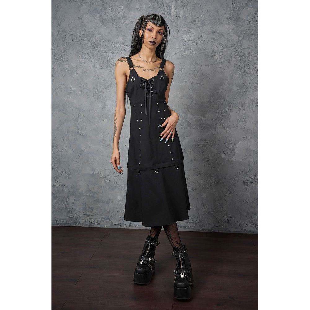 Banned - Black Iron Bloom Short dress - Black